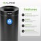 Alpine Industries 27 Gallon Stainless Steel Recycling Can Black ALP475-27-BLK-R - alternate 2